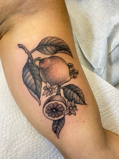 Explore womens sleeve tattoo ideas, creative tattoo ideas in Ferndale, available at Signature Tattoo