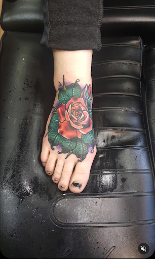 Explore polynesian sleeve tattoo ideas, creative tattoo ideas in Riverside, available at Darkstar Tattoo CA