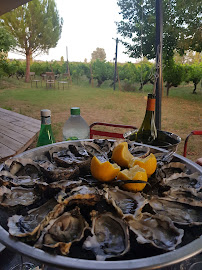 Produits de la mer du Bar-restaurant à huîtres L'Huître et la Vigne à Saint-Hilaire-d'Ozilhan - n°16
