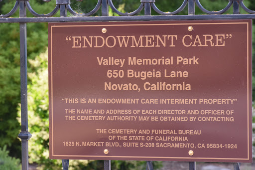 Funeral Home «Valley Memorial Park Cemetery and Funeral Home», reviews and photos, 650 Bugeia Ln, Novato, CA 94945, USA