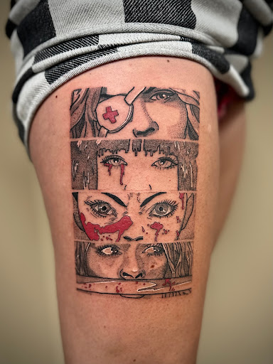 Explore tattoo ideas quarter sleeve, creative tattoo ideas in Tannersville, available at Sacred Ink Studio