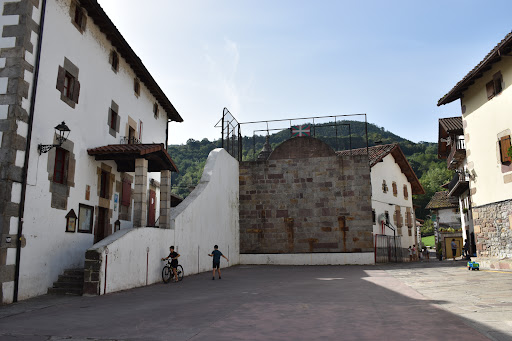 ZUBIETAko Pilotalekua en Zubieta, Navarra