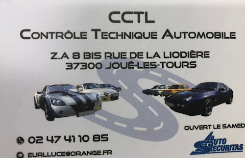 CENTRE CONTRÔLE TECHNIQUE AUTOSECURITAS CCTL JOUE LES TOURS à Joué-lès-Tours