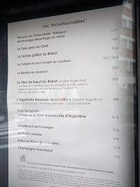 Mon Bistrot à Boulogne-Billancourt menu
