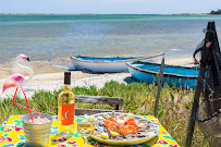 Plats et boissons du Restaurant La Ferme Marine des Aresquiers à Vic-la-Gardiole - n°1