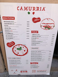 Carte du Camurria™ | Italian Street Food à Toulouse