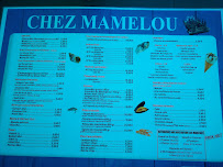 Chez Mamelou à Dolus-d'Oléron carte