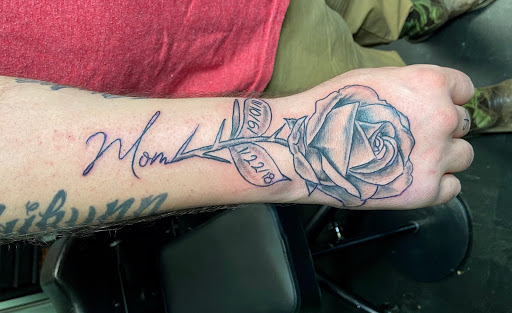 Explore m tattoo ideas, creative tattoo ideas in Meridian, available at Creative Pain Tattoo Studio