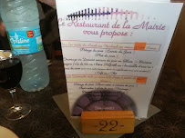 Restaurant Café de la mairie à Audruicq (le menu)