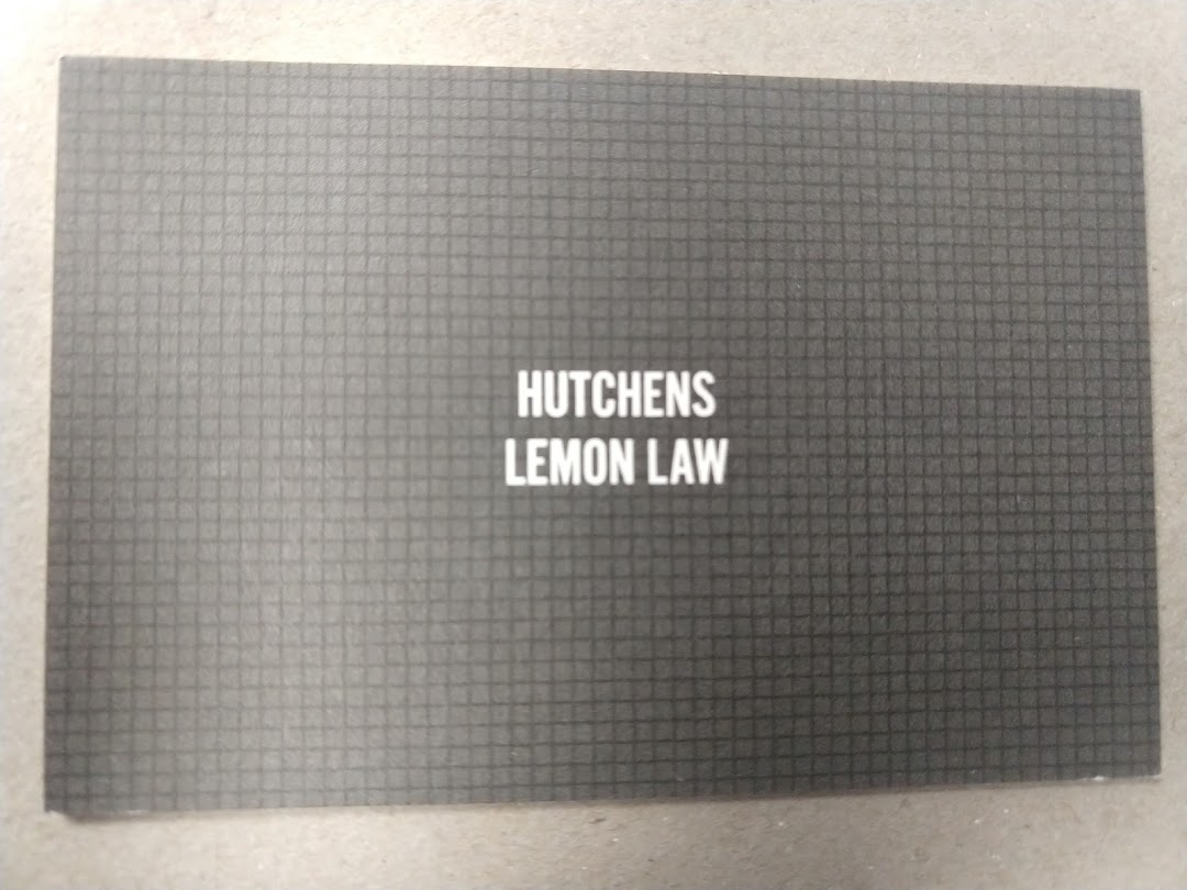 Hutchens Law - California Lemon Law
