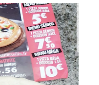 Pizzeria Massilia Pizz&Wich à Beauvais (la carte)