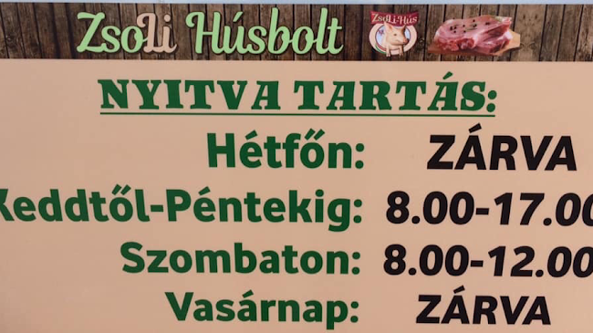 Értékelések erről a helyről: ZsoLi Húsbolt Orosháza, Orosháza - Hentesbolt