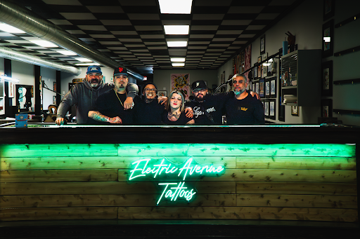 Explore back piece tattoo ideas, creative tattoo ideas in Manchester, available at Electric Avenue Tattoos