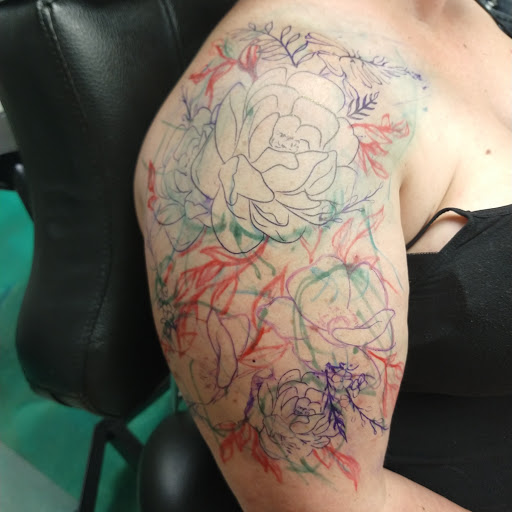 Explore my little pony tattoo ideas, creative tattoo ideas in Galveston, available at Von Striga Art Parlor