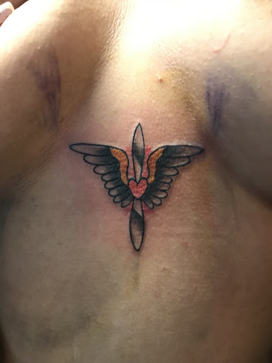 Explore blue collar tattoo ideas, creative tattoo ideas in Augusta, available at Mr. Tattoo