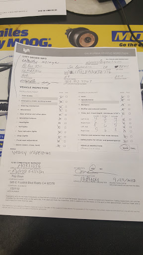 Auto Parts Store «Pep Boys Auto Parts & Service», reviews and photos, 505 E Foothill Blvd, Rialto, CA 92376, USA