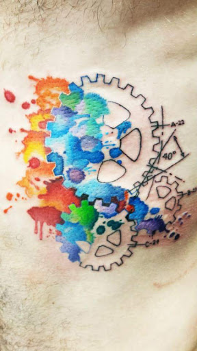 Explore patch work tattoo ideas, creative tattoo ideas in Durham, available at Skin City Body Art