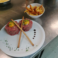 Steak tartare du Restaurant français Auberge Le relais Des Bûcherons à Liézey - n°4