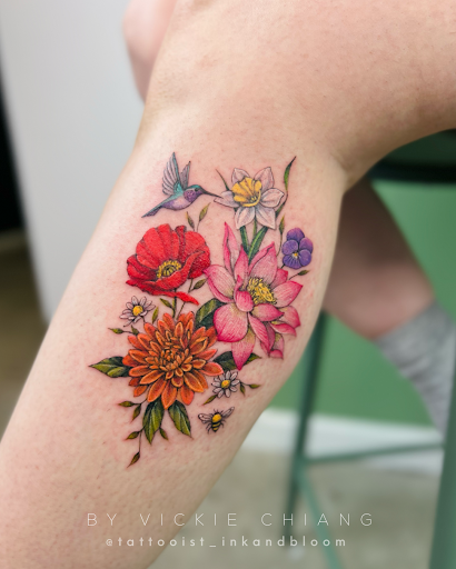 Explore aquarius tattoo ideas female, creative tattoo ideas in Montrose, available at The Story Blossom Tattoo Studio