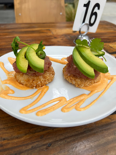 Crispy spicy tuna rice 