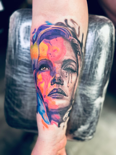 Explore sleep token tattoo ideas, creative tattoo ideas in Abilene, available at Lino Ink Tattoo Studio