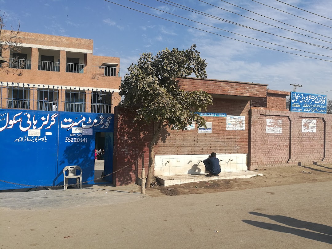 Govt Musarrat Girls High School, Babu Sabu
