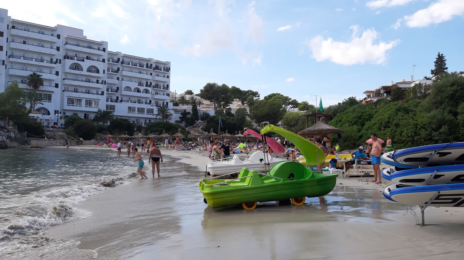 Playa de Cala Ferrera'in fotoğrafı çok temiz temizlik seviyesi ile