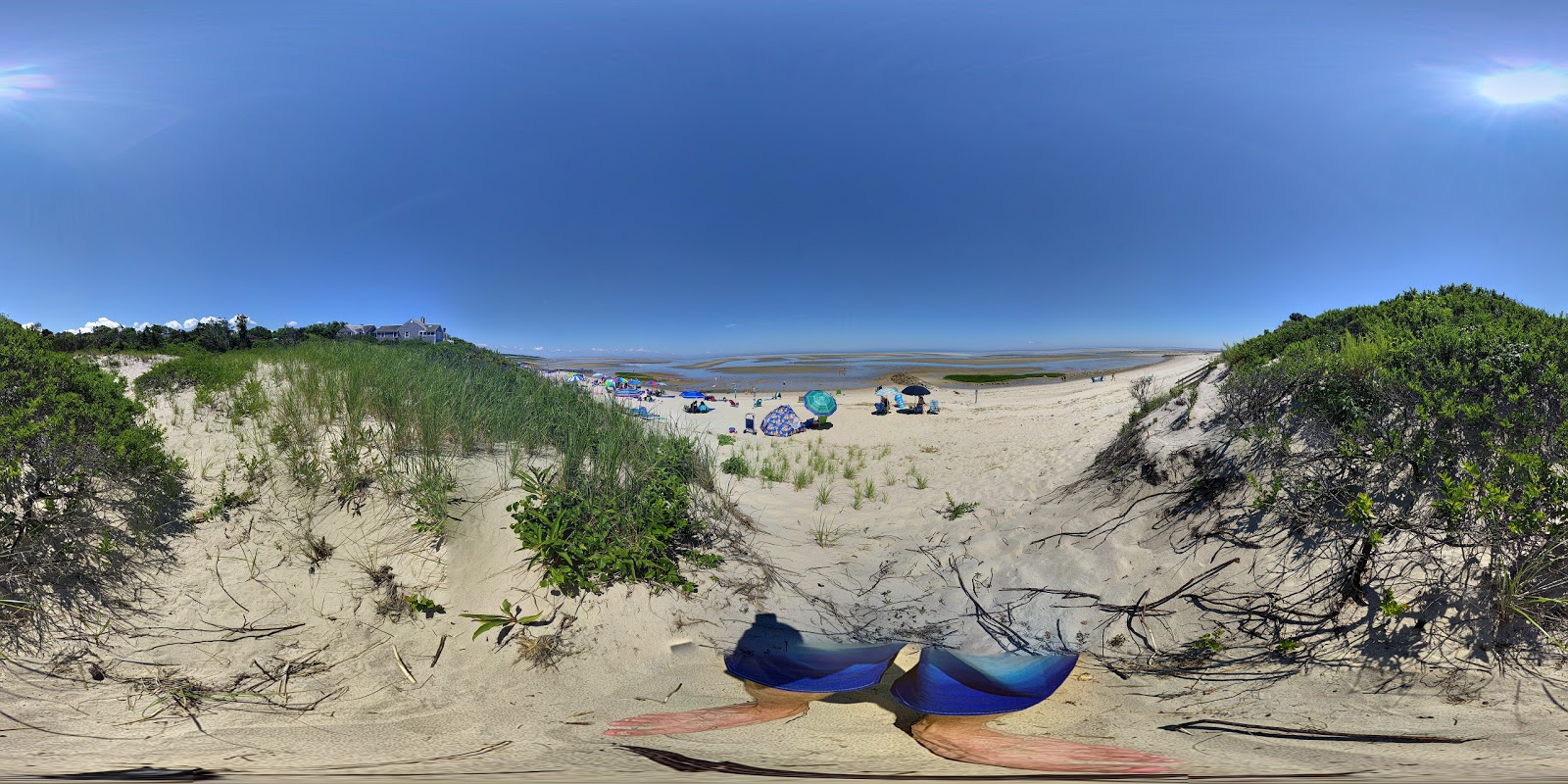 Valokuva Mant's Landing beachista. puhtaustasolla korkea