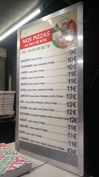 Menu / carte de PIZZA NAPOLI FOOD TRUCK à Perpignan