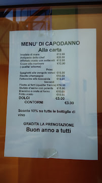 Menu / carte de Clips Nel Fumetto à Cassano Magnago