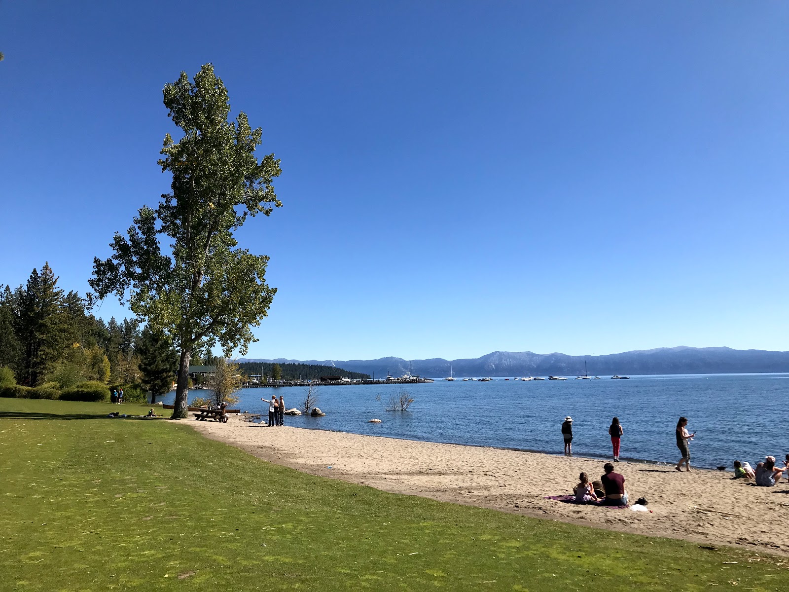 Photo of Tahoe City Public Beach with bright sand surface