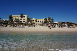Foto von Happy beach annehmlichkeitenbereich