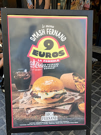 Big Fernand à Paris menu