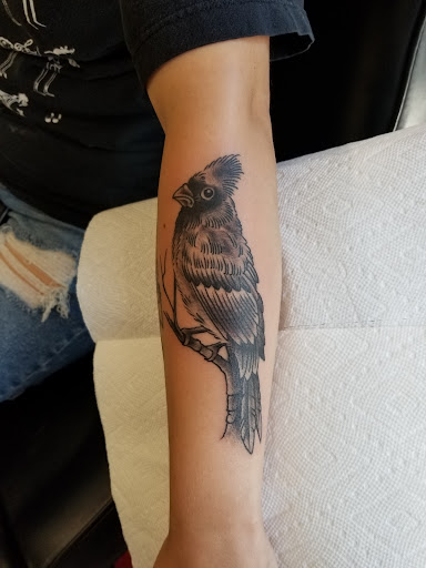 Explore man sleeve tattoo ideas, creative tattoo ideas in Milwaukee, available at Atomic Tattoos