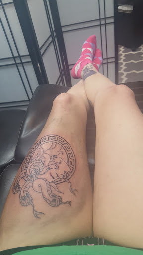 Explore name design tattoo ideas, creative tattoo ideas in Belleville, available at Rock City Tattoos & Body Piercing