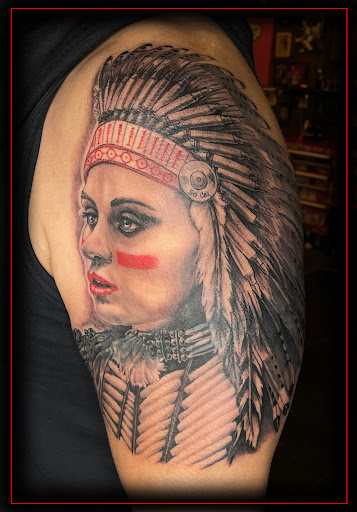 Explore half sleeve tattoo idea, creative tattoo ideas in Fremont, available at Eternal Tattoo And Body Piercing