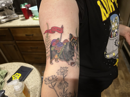 Explore hip tattoo cover up ideas, creative tattoo ideas in Stephenville, available at Ghost Ink Tattoo & Piercing Studio