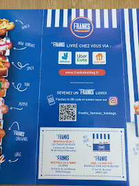 Restaurant halal Franks Hot Dog - Velizy 2 à Vélizy-Villacoublay - menu / carte