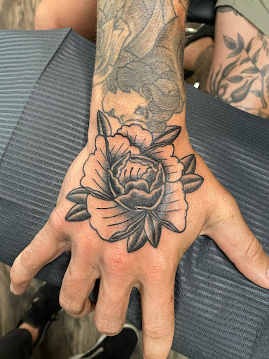 Explore ekg tattoo ideas, creative tattoo ideas in Charleston, available at The Edge Tattoo Studio