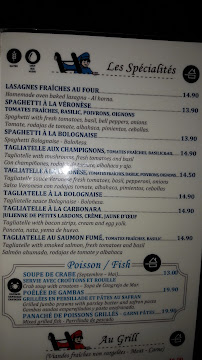 La Trattoria - Pizzeria des Arceaux à Biarritz menu