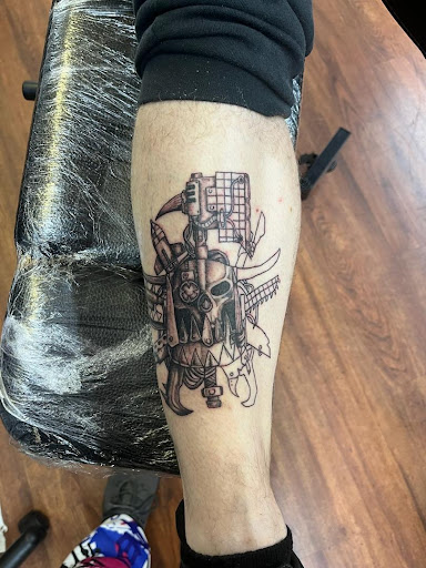 Explore london tattoo ideas, creative tattoo ideas in Cocoa, available at Rorschach Tattoo Shop and Piercing Studio