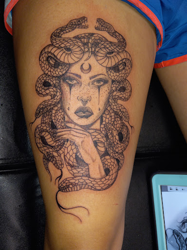 Explore tattoo ideas for anxiety, creative tattoo ideas in Kewanee, available at Splat Ink tattoos and piercings