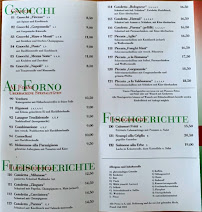 Menu / carte de Ristorante Pizzeria Pension La Via à Herbstein