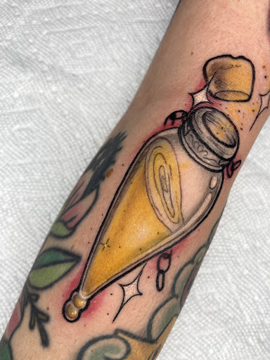 Explore chest piece tattoo ideas, creative tattoo ideas in Orange Park, available at Revelation Tattoo company