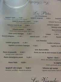 La Storia à Metz menu