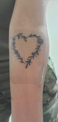 Explore healing symbol tattoo ideas, creative tattoo ideas in Johns Island, available at The Gilded Mermaid Tattoo Studio