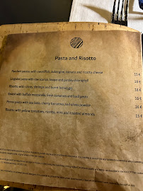 Primè à Milan menu