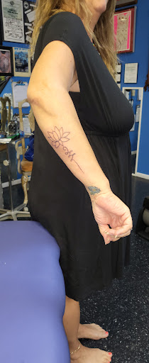 Explore butterfly thigh tattoo ideas, creative tattoo ideas in Englewood, available at The Original Big Daddy Tattoo & Body Piercing est.1997 est.1997