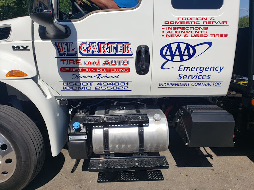 Auto Repair Shop «V L Carter Tire & Auto», reviews and photos, 3615 9 Mile Rd, Richmond, VA 23223, USA