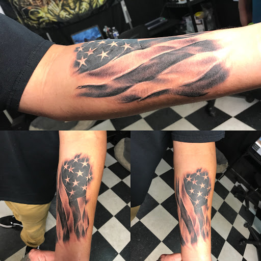 Explore tattoo arm sleeve ideas woman, creative tattoo ideas in Nampa, available at Temptation Tattoo & Body Piercing